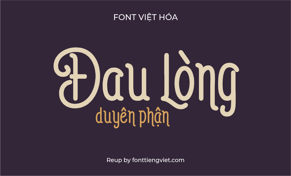 Font Việt Hóa iCiel Auther Typeface