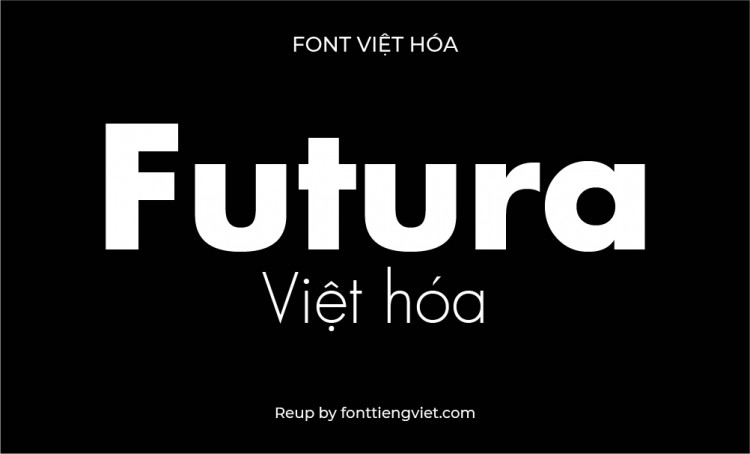 Font việt hóa SFU Futura (12 font)