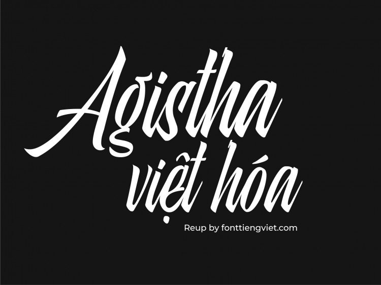 Font việt hóa FS Agistha Logotype