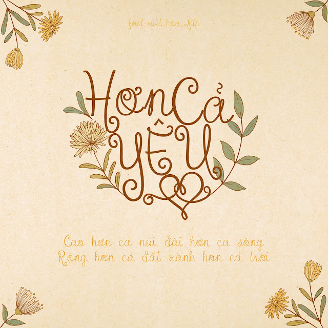 Font việt hóa LNTH Sweethearts Love Letters