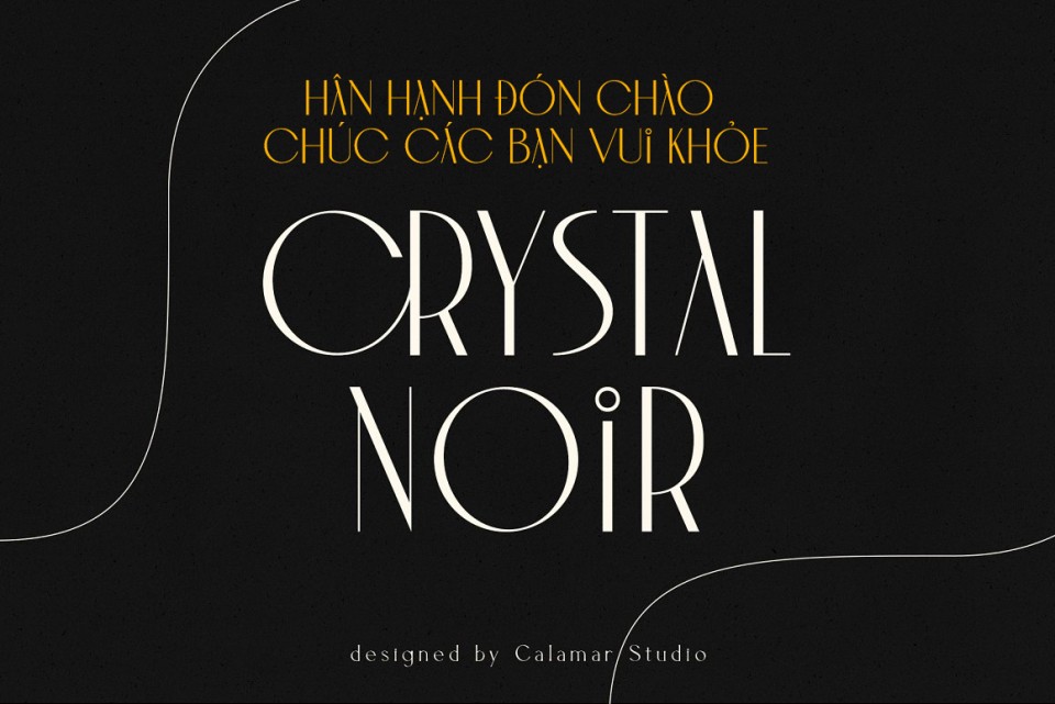 Font việt hóa VL Crystal Noir