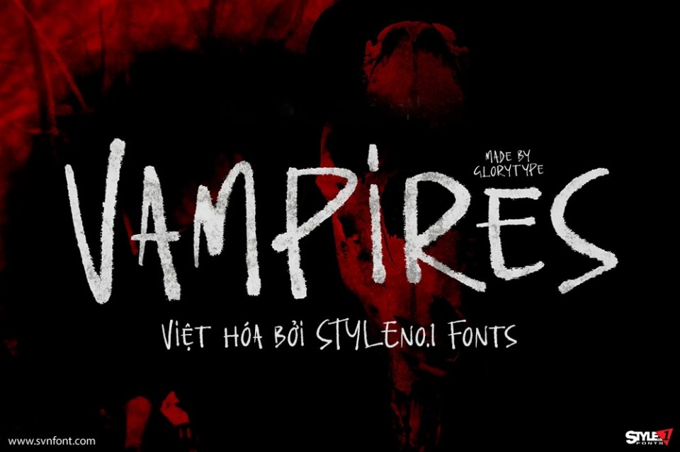 Font việt hóa SVN Vampires