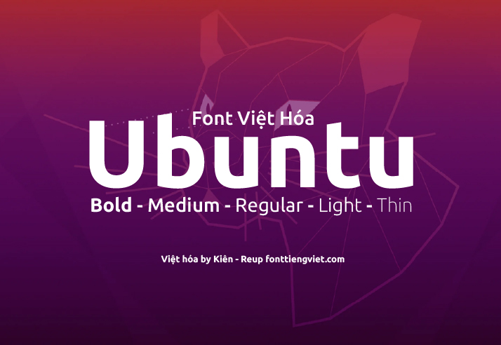 Font việt hóa Ubuntu