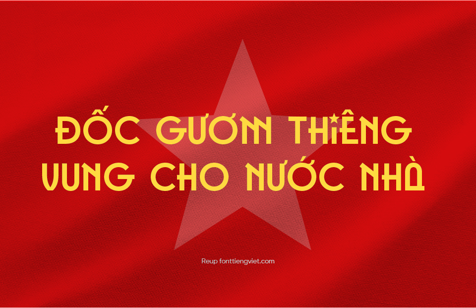 Font tiếng Việt Patriot