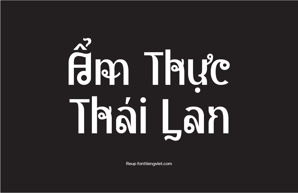 Font Việt hóa SVN Nakhon Kanlaya