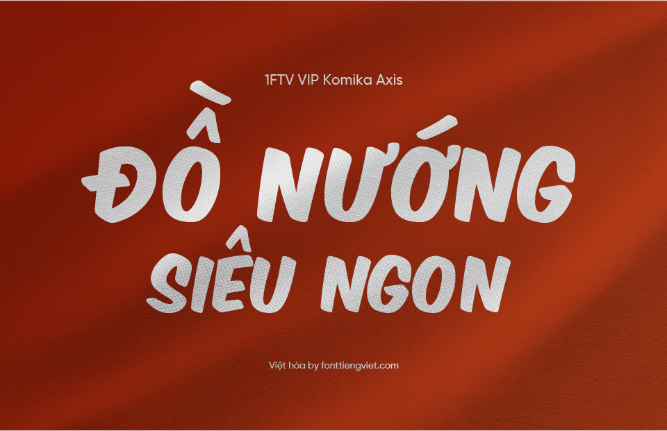 Top 5 font Việt hóa cho thiết kế ẩm thực
