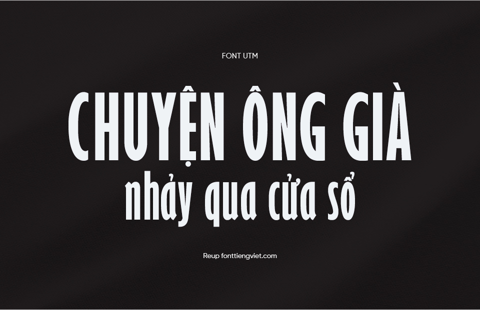 Font Việt hóa UTM Gill Sans