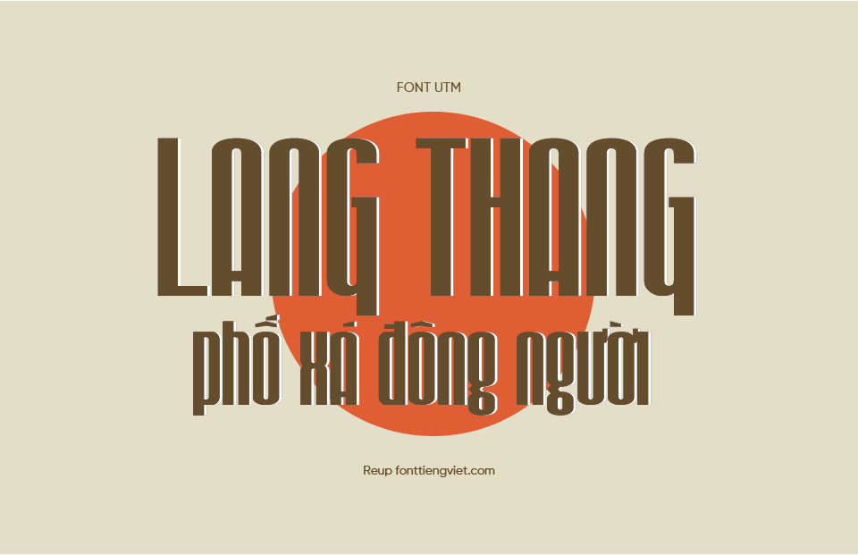 Font Việt hóa UTM Iron Gothic