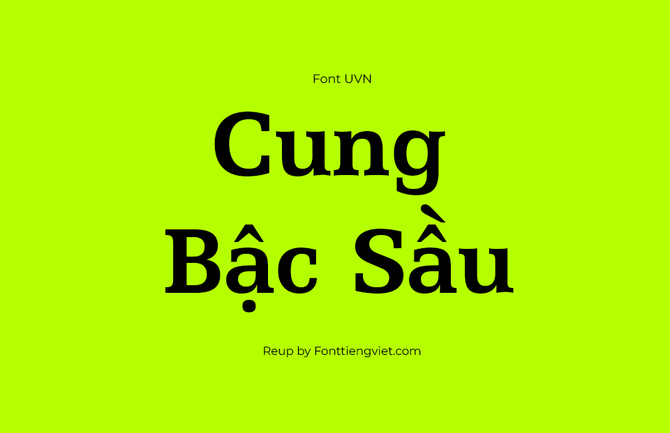 Font Việt Hóa UVN Ai Cap Nang