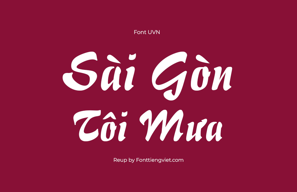 Font Việt Hóa UVN Bui Doi