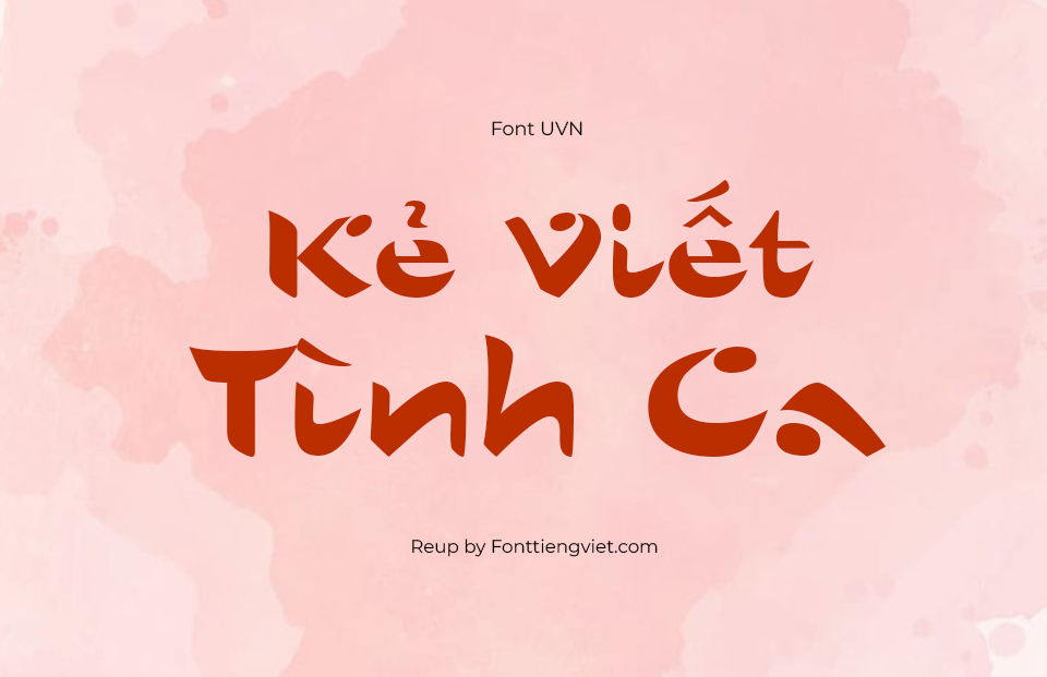 Font Việt Hóa UVN Hoa Dao