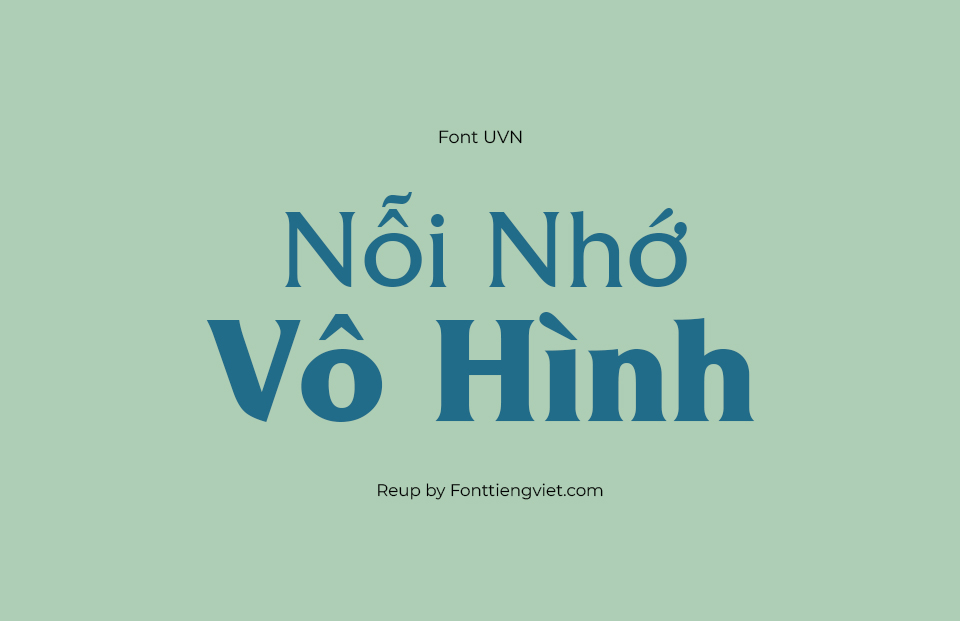 Font Việt Hóa UVN Lac Long Quan