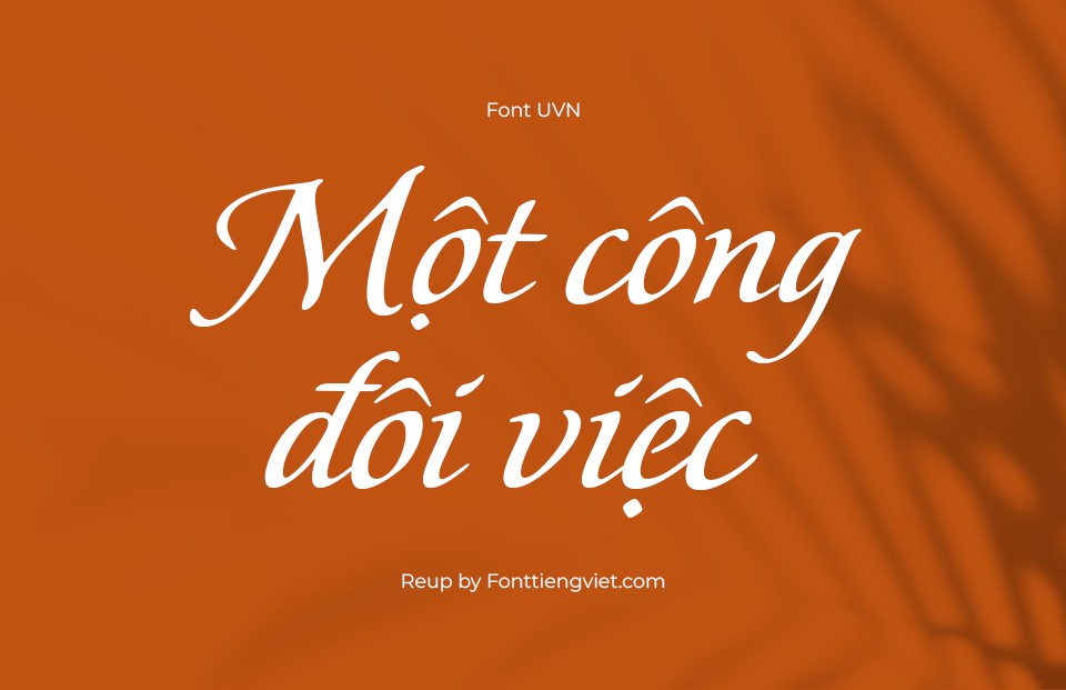 Font Việt Hóa UVN Mau Tim
