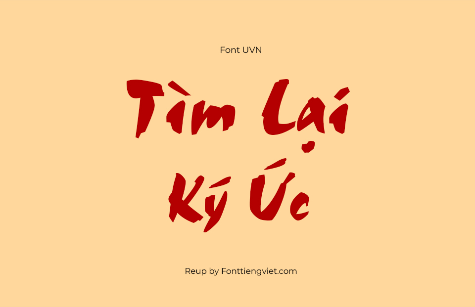 Font Việt Hóa UVN Thang Vu