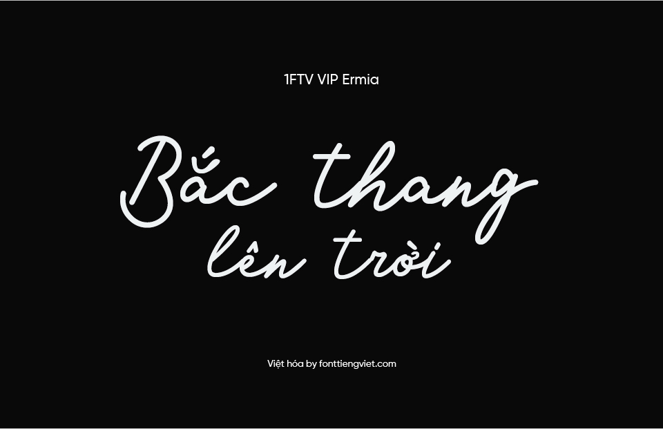 Font Việt hóa 1FTV VIP Ermia