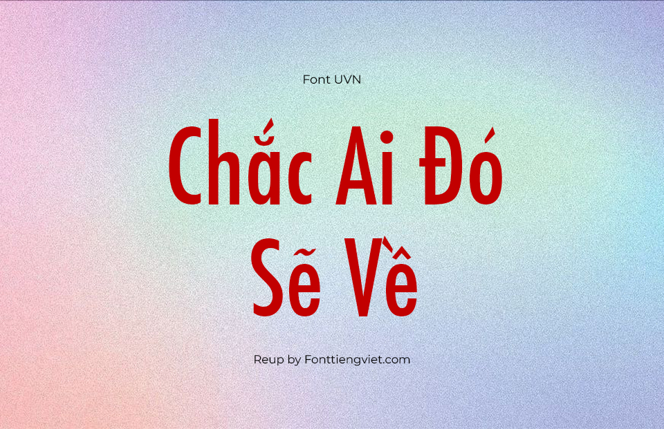 Font Việt Hóa SFU Function