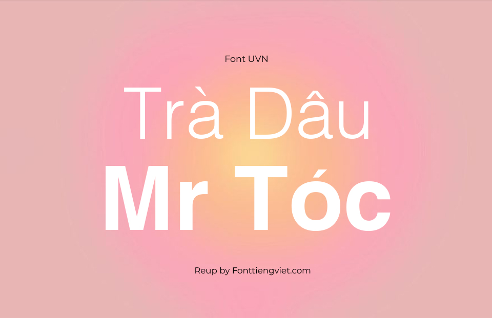 Font Việt Hóa SFU Helvetica