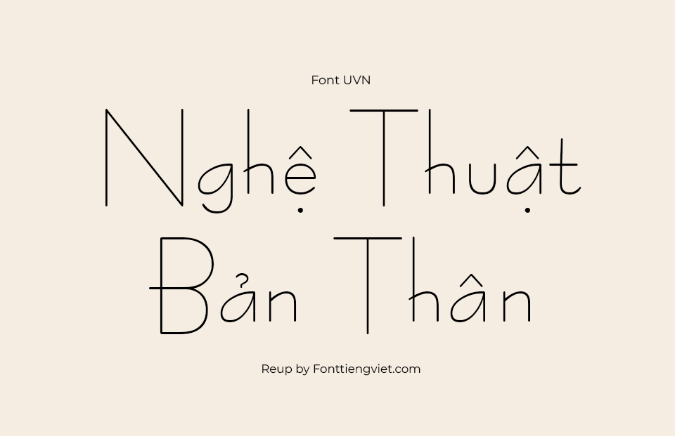 Font Việt Hóa UVN Thoi Dai 1