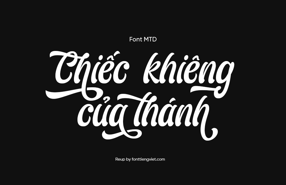 Font Việt hóa MTD Ariestha