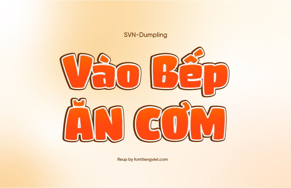 Font Việt hóa SVN Dumpling