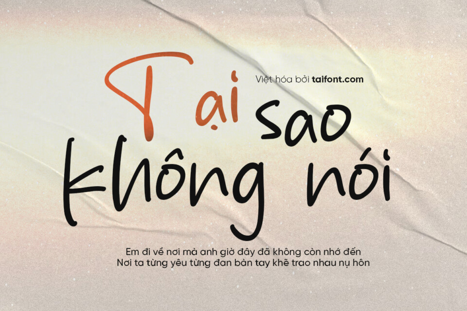 Top 10 font Việt hóa miễn phí từ taifont.com