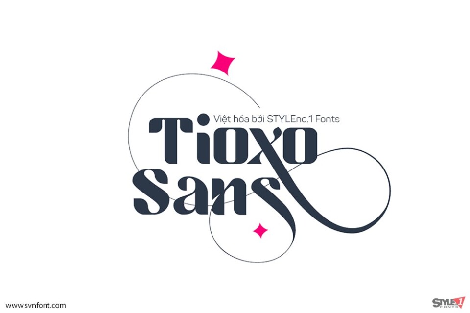 Font Việt hóa SVN Tioxo Sans