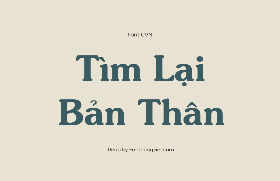 Font Việt Hóa SFU Souvenir