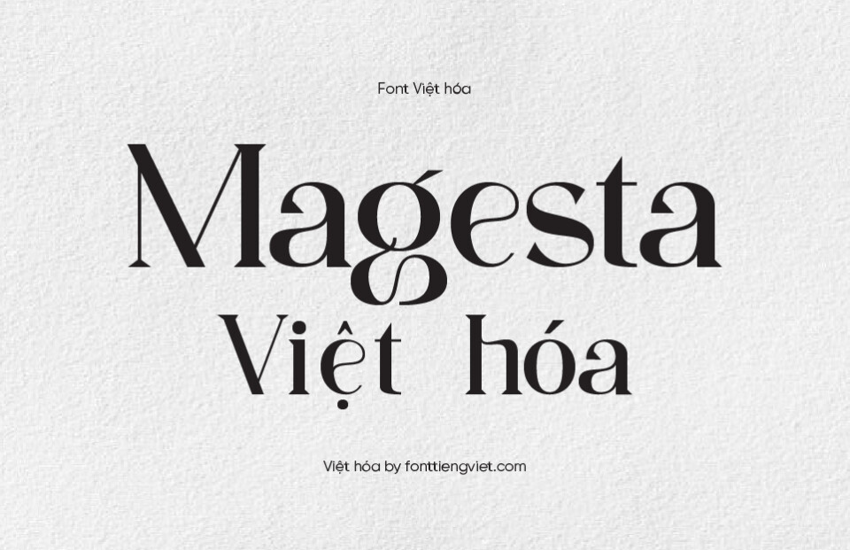 Font Việt hóa 1FTV Magesta