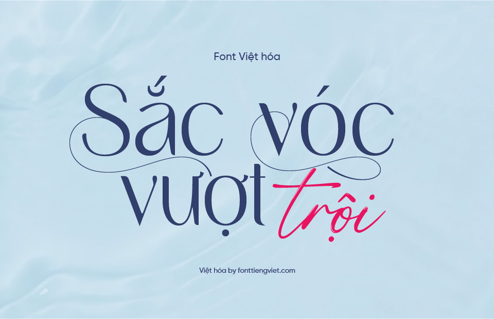 Top 10 font chữ Việt hóa cho thiết kế Spa – Thẩm mỹ viện (phần 2 )