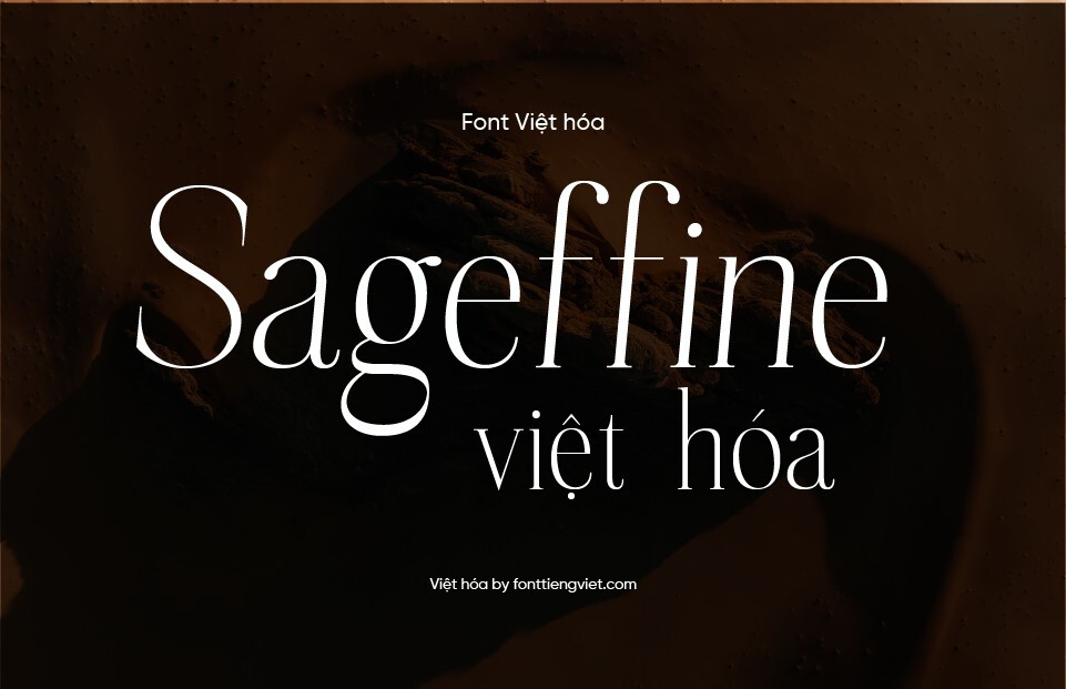 Font Việt hóa 1FTV VIP Sageffine