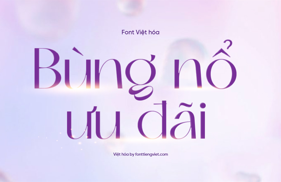 Font Việt hóa 1FTV VIP Skeina