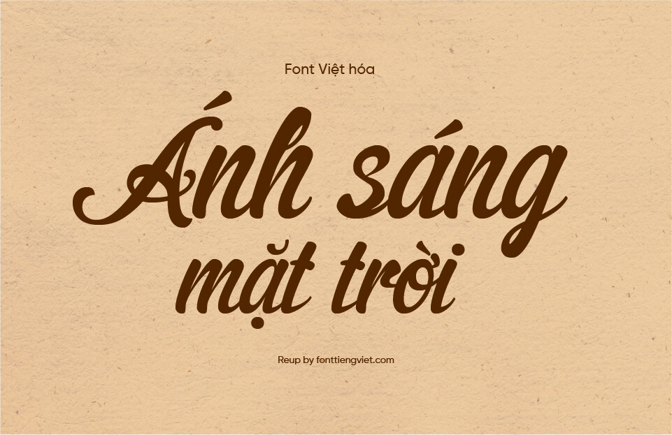 Font Việt hóa UVF Cider Script