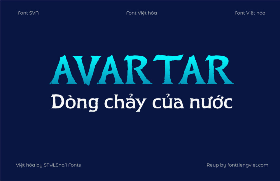 Font Việt hóa SVN Toruk