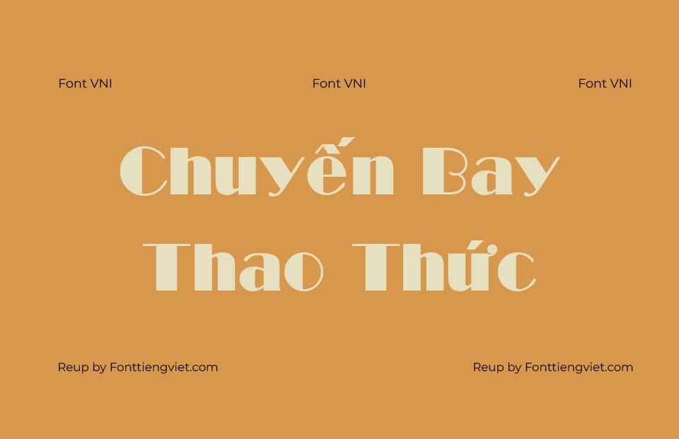 Font Việt hoá VNI Broad