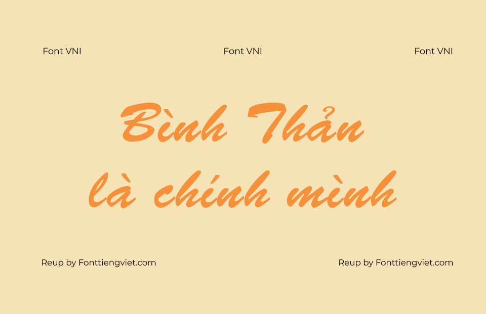 Font Việt hoá VNI Brush