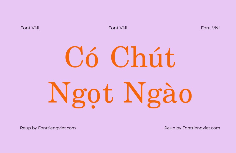 Font Việt hoá VNI Centur