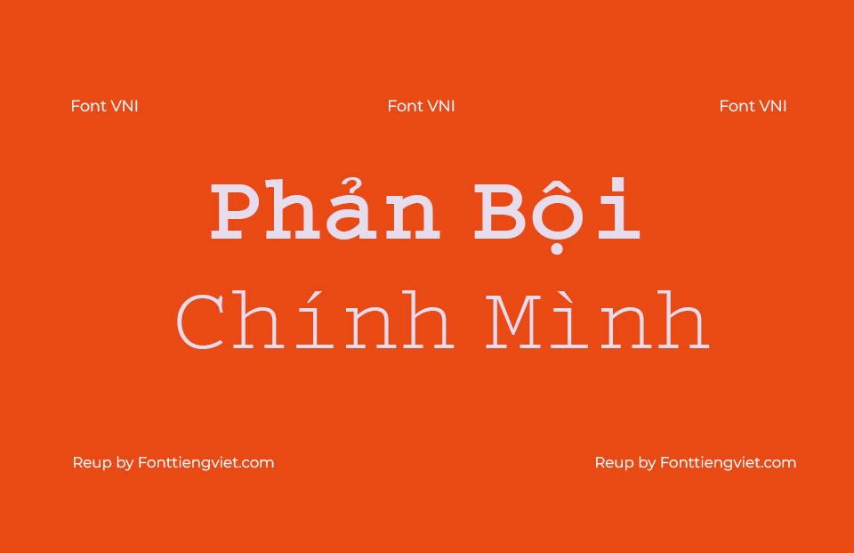 Font Việt hoá VNI Couri