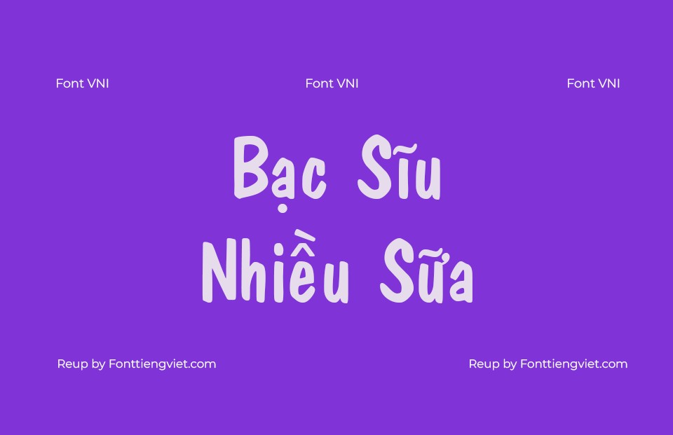 Font Việt hoá VNI Dom