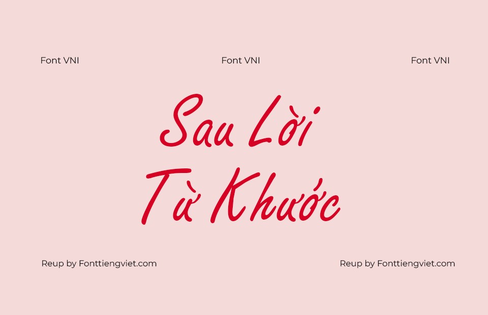 Font Việt hoá VNI Free