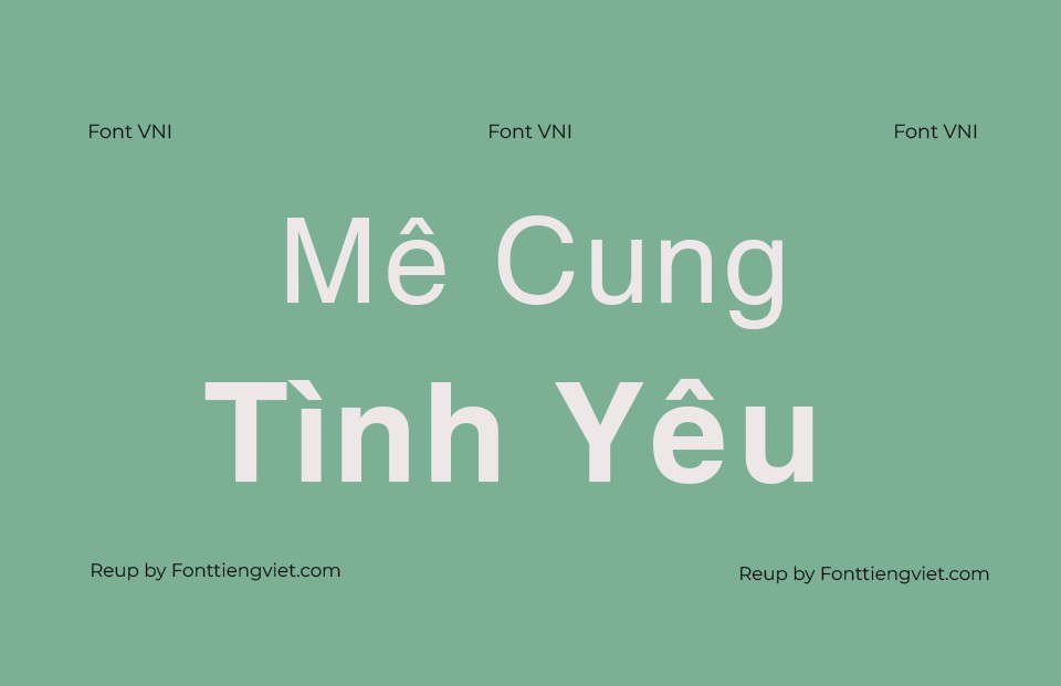Font Việt hoá VNI Helve
