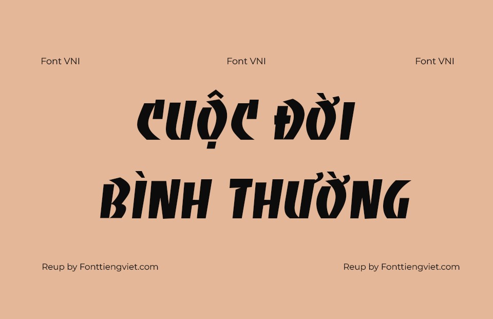 Font Việt hoá VNI Jamai