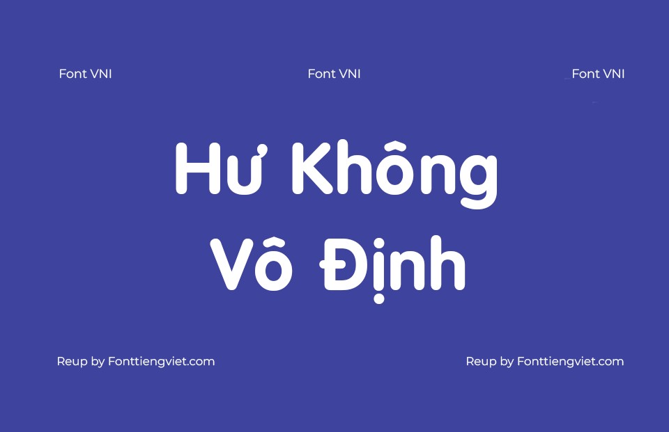Font Việt hoá VNI Vari