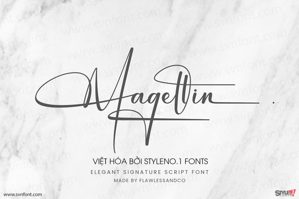 Font Việt hóa SVN Magllin