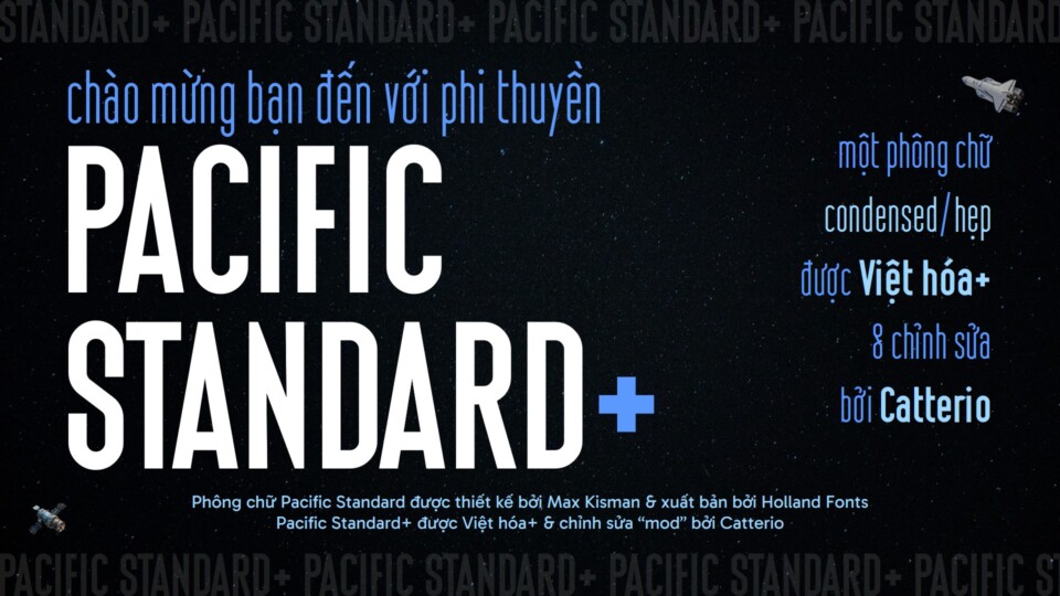 Font Việt hóa Pacific Standard+