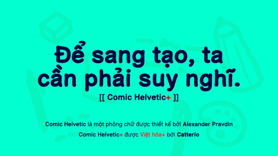 Font Việt hóa Comic Helvetic+