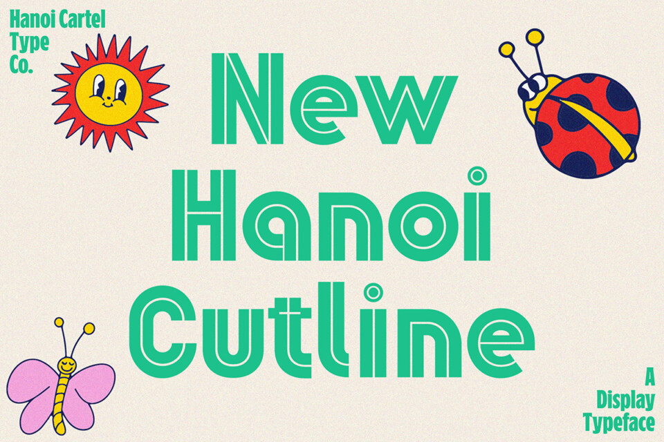 Font tiếng Việt New Hanoi Cutline