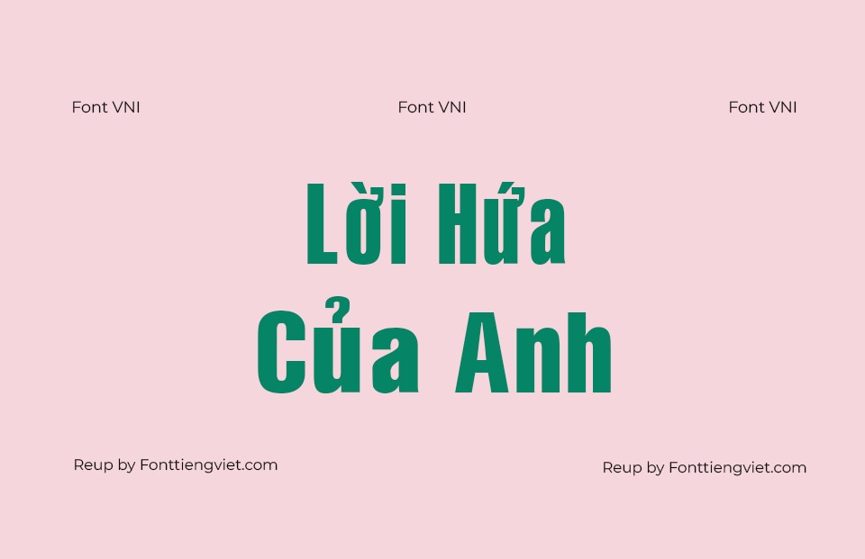 Font Việt hoá VNI Swiss