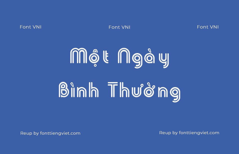 Font Việt hoá VNI Tubes