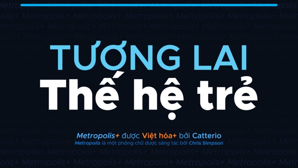 Font Việt hóa Metropolis+