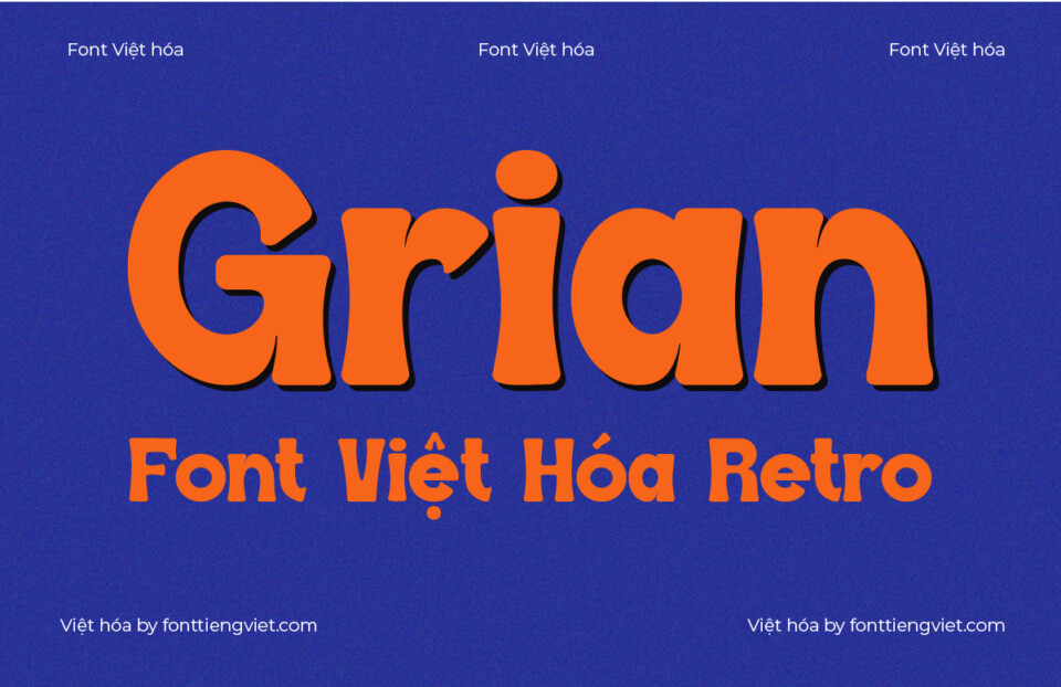 Font Việt hóa 1FTV Grian